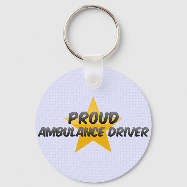Proud Ambulance Driver Keychain (Front)