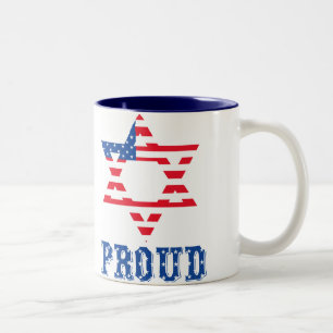PROUD AMERICAN JEW MUG