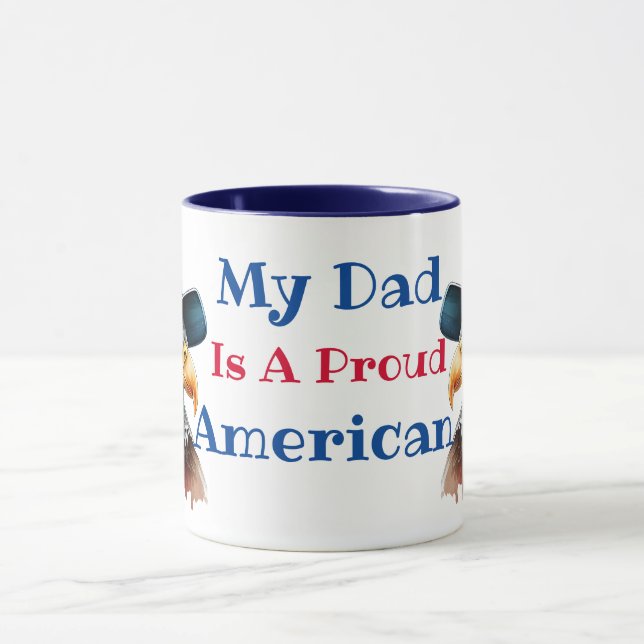 Proud American  Mug (Center)