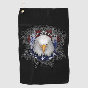 Proud American Patriot Golf Towel