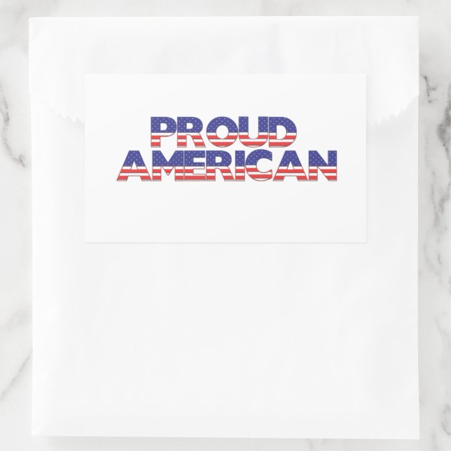 Proud American Sticker (Bag)