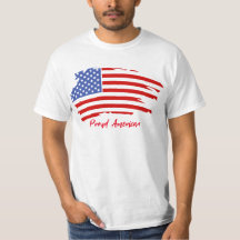 Proud American USA Flag T-shirt