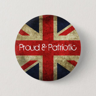 Proud and Patriotic Union Flag Badge 2 Inch Round Button