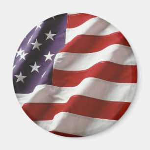Proud and Patriotic USA Flag Magnet