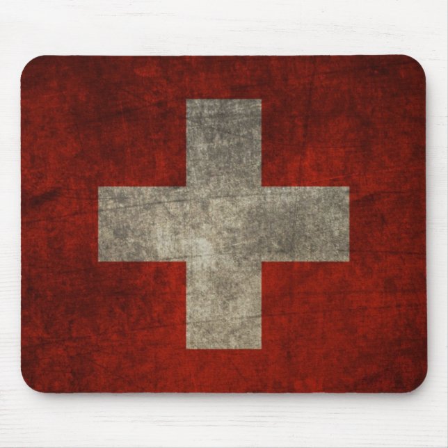 Proud and Swiss Mousemat Mouse Pad (Front)