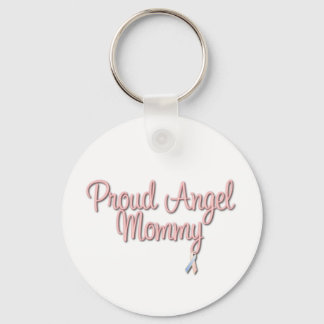 Proud Angel Mommy Keychain
