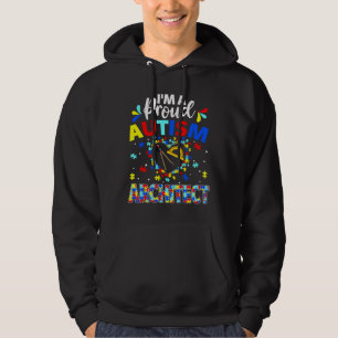 Proud Architect Autism Awareness Love Autistic Mat Hoodie