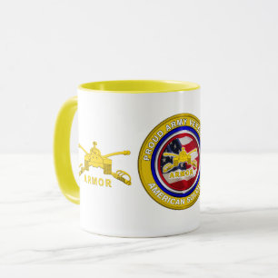 Proud Army Armour Veteran Mug