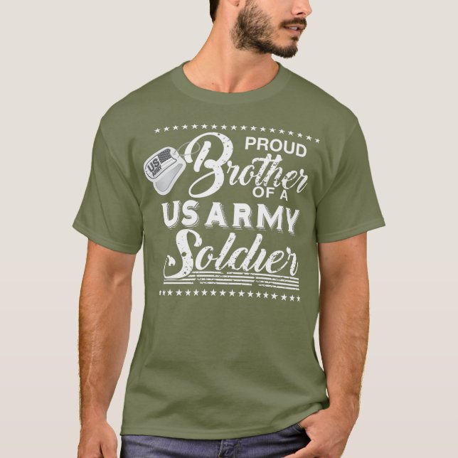 Proud Army Brother T-Shirt (Front)