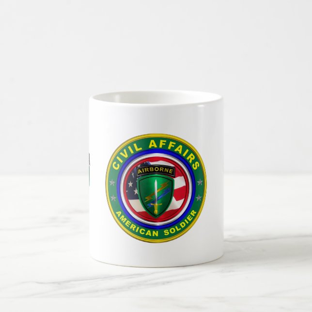 Proud Army Civil Affairs Veteran Coffee Mug (Center)