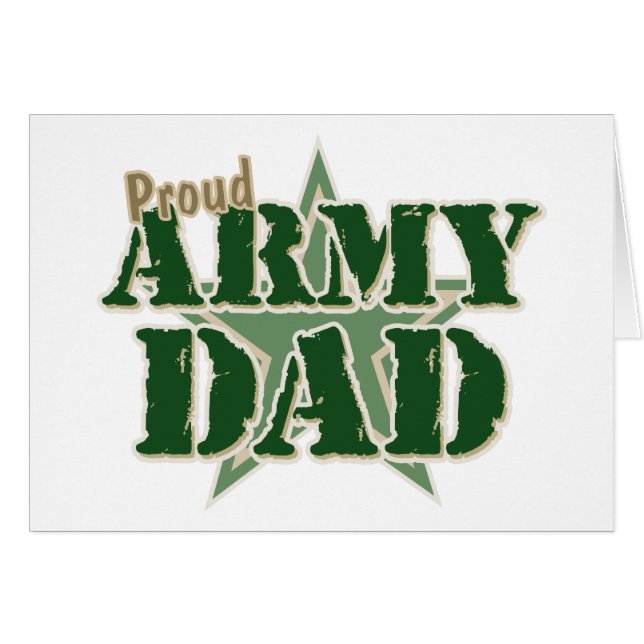 Proud Army Dad (Front Horizontal)