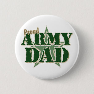 Proud Army Dad 2 Inch Round Button