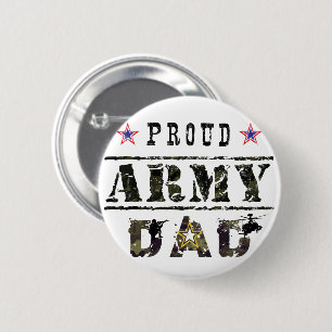 Proud Army Dad 2 Inch Round Button