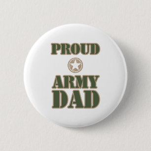 Proud Army Dad 2 Inch Round Button