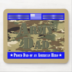 Proud Army Dad Mouse Pad