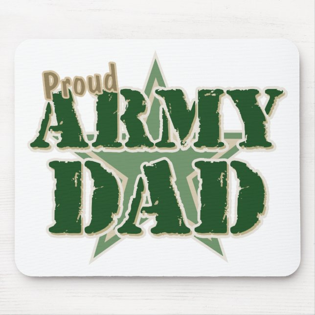 Proud Army Dad Mouse Pad (Front)
