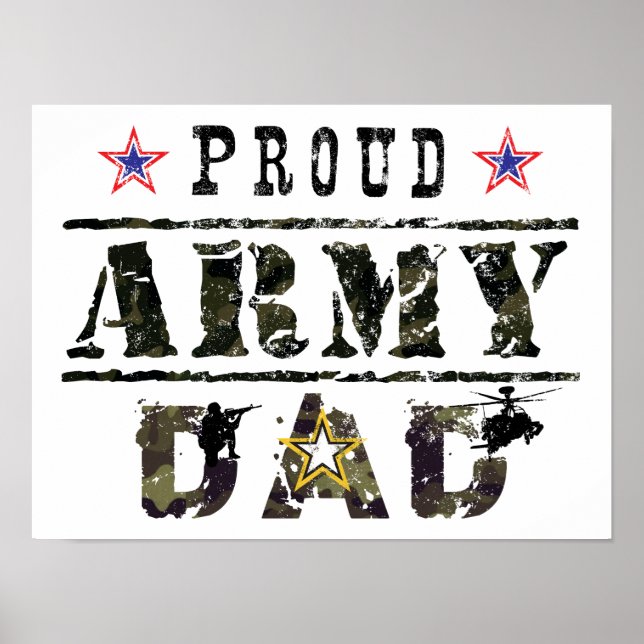 Proud Army Dad Poster (Front)