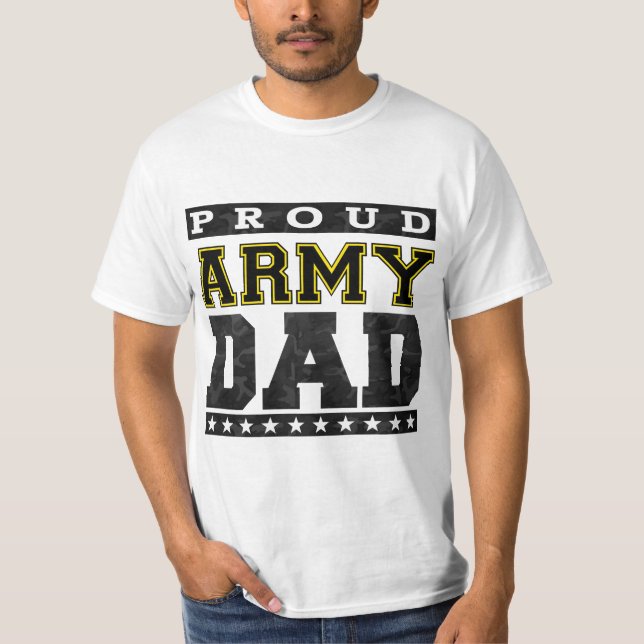 Proud Army Dad T-Shirt (Front)