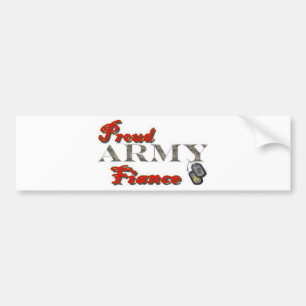 Proud Army Fiance Bumper Sticker