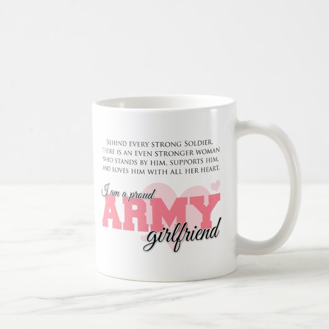 Proud Army Girlfriend Coffee Mug (Right)