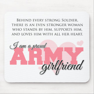 Proud Army Girlfriend Mouse Pad