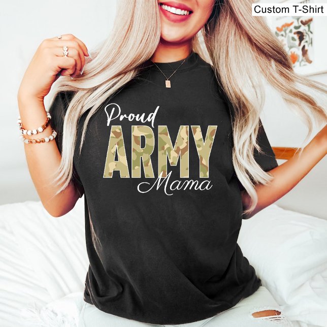 Proud Army Mama Black Veterans Military T-Shirt (Proud Army Mama Black Veterans Military T-Shirt)