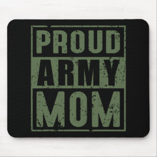 Proud Army Mom American Military Veteran Mothers D Mouse Pad