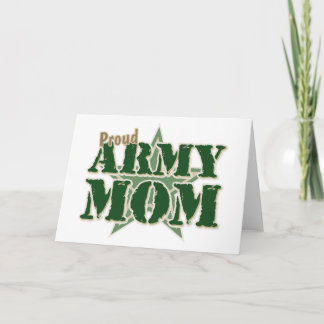 Proud Army Mom Card