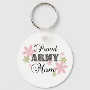 Proud Army Mom [fl c] Keychain