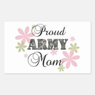 Proud Army Mom [fl c] Sticker