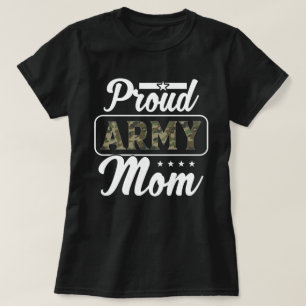 Proud Army Mom Ladie's T-Shirt