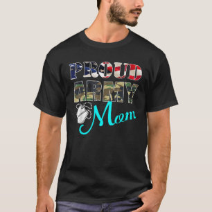 Proud Army Mom Military Familys Mother Gifts T-Shirt