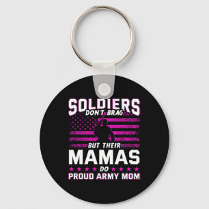 Proud Army Mom Mothers Day Keychain