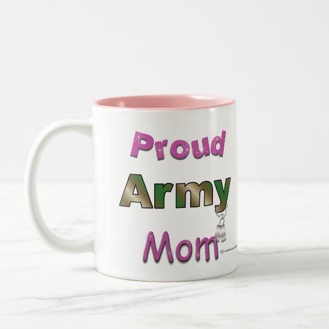 Proud Army Mom Mug (Left)