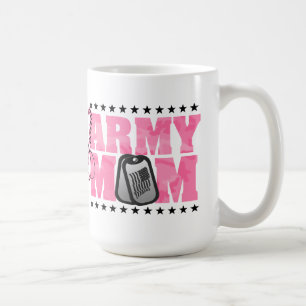 Proud Army Mom Pink Camo Coffee Mug