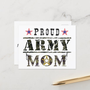 Proud Army Mom Postcard