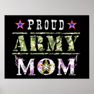 Proud Army Mom Poster