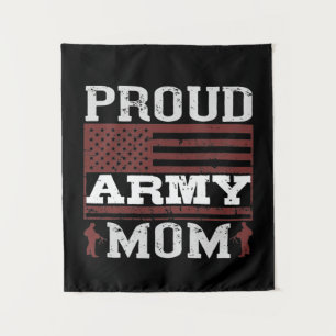 Proud Army Mom Tapestry