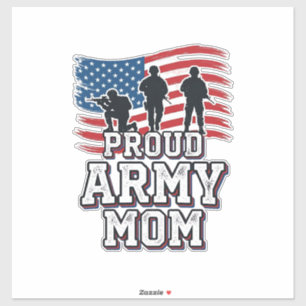 Proud Army Mom Vintage Patriotic Military Shirt_1