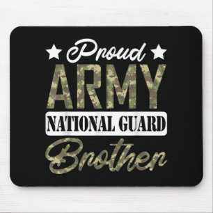 Proud Army National Guard Brother Military Family  Mouse Pad
