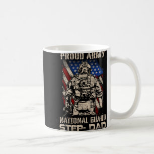 Proud Army National Guard Step-dad Shirt Veterans Coffee Mug