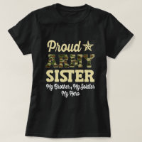 Proud Army Sister OCP Camo Family Gift