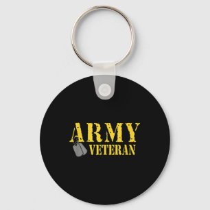 Proud Army Veteran Shirt Military Pride T Shirt Keychain