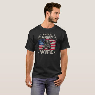Proud army wife  American Veterans Day T-Shirt