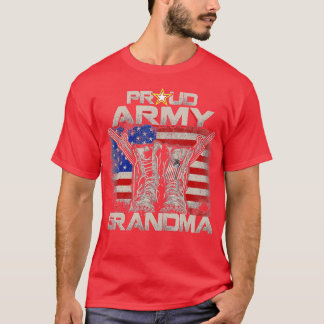 Proud Armys Grandma  Military Pride (40)  T-Shirt