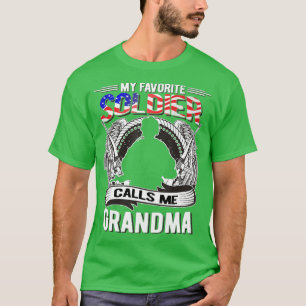 Proud Armys Grandma Military Pride (41) T-Shirt