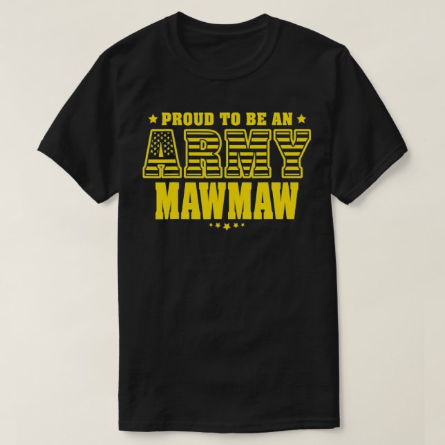 Proud Armys Grandma Military Pride (76) T-Shirt (Design Front)