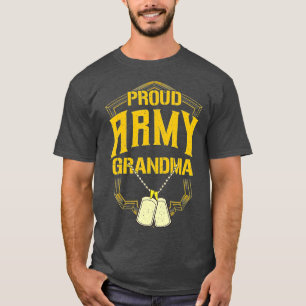 Proud Armys Grandma  Military Pride (84)  T-Shirt