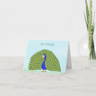 Proud as a Peacock card
