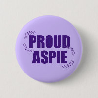 Proud Aspie Pretty Purple Asperger Syndrome